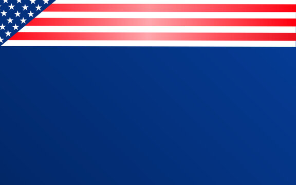 Patriotic american flag pattern on a blue background perfect for fourth of july designs and national celebrations. Suitable for backgrounds.