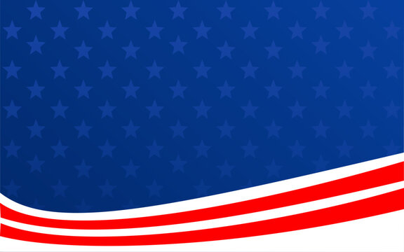 Background with red stripes, white stars on a blue field  perfect for patriotic designs, fourth of july celebrations, americanthemed projects.