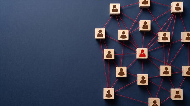 Human resource recruitment chart network connection teamwork background organization. Corporate leadership management. human resources staff employee, team hierarchy strategy planning