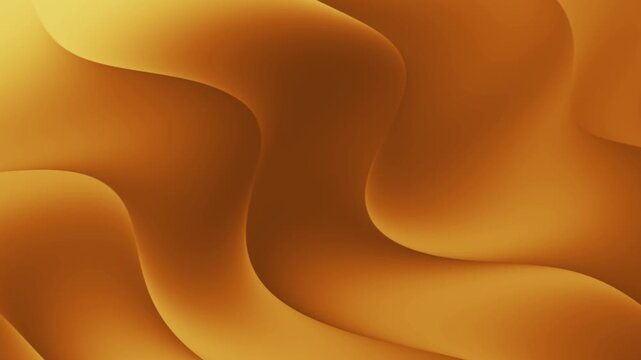 Golden Abstract Fluid Waves Smooth Gradient Background for Digital Design and Branding