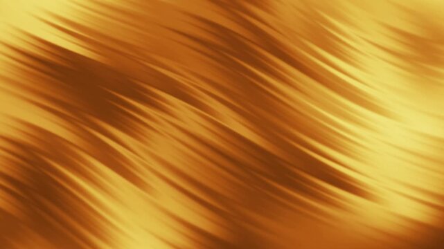 Golden flowing abstract texture with gradient effect and soft light, perfect for background