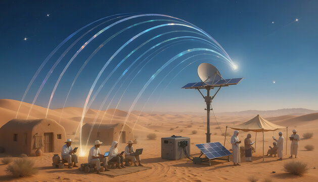 Innovative Technology in the Desert: Solar Power and Communication