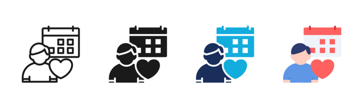 Follow Up icon set multiple style collection