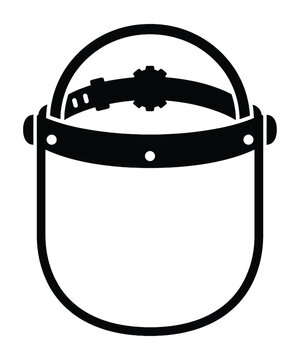 safety face shield icon