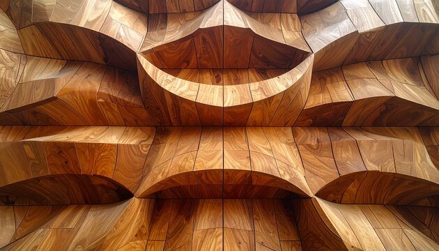 detail of a wooden ceiling
