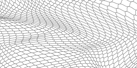 Mesh texture for fishing nets. Seamless pattern for sportswear or soccer goal, volleyball net, basketball hoop, hockey, athletics. Abstract net background for sports © Buk