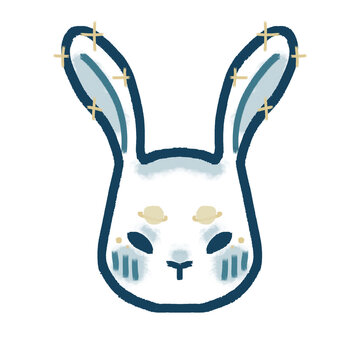 easter bunny with egg