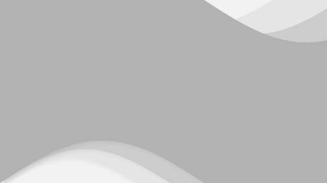 Abstract flowing waves gentle motion in grayscale with black bar for text overlay