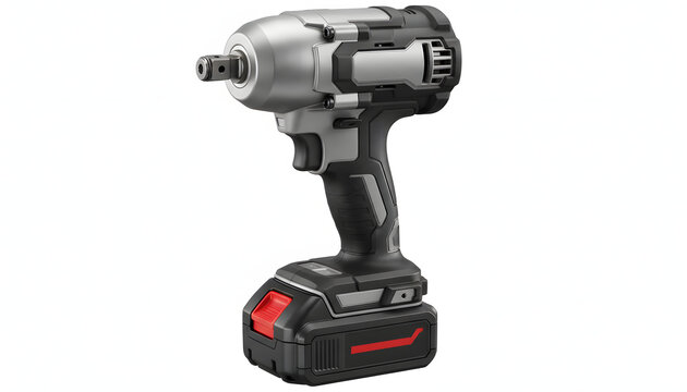 Cordless Electric Impact Wrench with Rechargeable Battery.