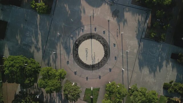 4K Drone of Children Playing at Seoul World Cup Park