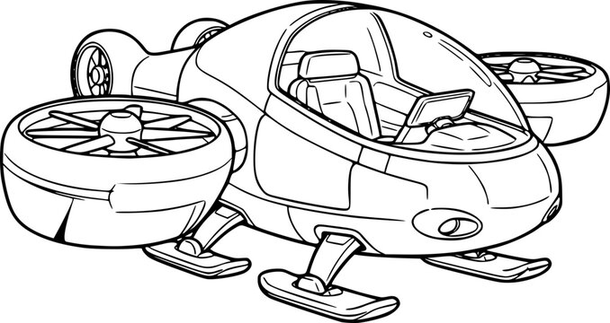 Passenger vtol drone concept
