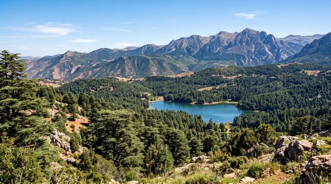 Morocco - Ifrane National Park Landmark Scenery