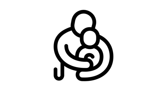Parent hugging a child symbolizes unconditional love, protection, and the nurturing bond within a family unit.