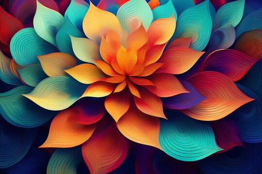 abstract flower background