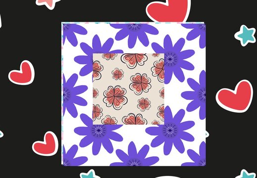 Textile spring flowers pattern. Floral pattern with small flowers in pink, yellow, cream tones. For spring, summer prints, packaging, cute stationery, kitchen decor, fabric design, isolated background
