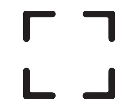  Full screen frame icon for interface navigation with fullscreen maximize interface navigation technology application software interaction rectangle