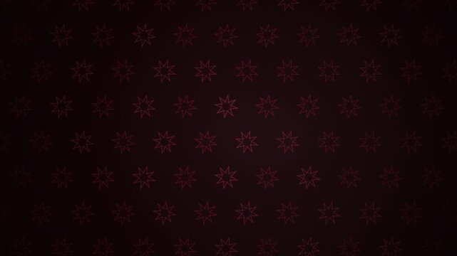 Arabesque tessellation animation, rose copper arabesque geometric pattern, Middle Eastern cultural art