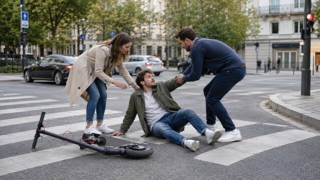 Electric Scooter Accident