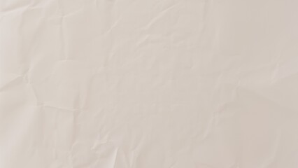 Fototapeta premium Beige crumpled paper texture background with a soft, neutral tone.