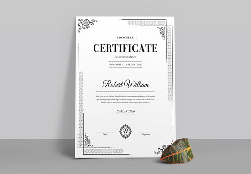 Certificate Template