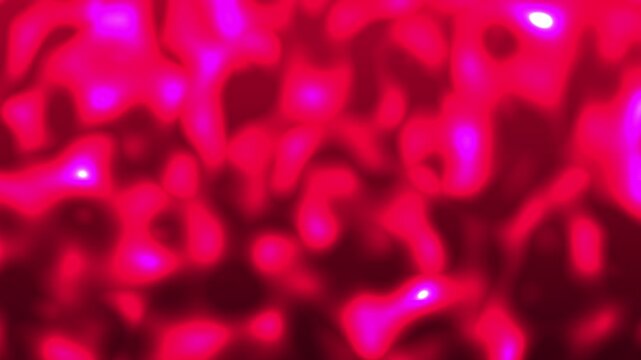 Magenta neon light patterns with blurred abstract glowing liquid shapes on a red background perfect for dynamic backgrounds and designs.