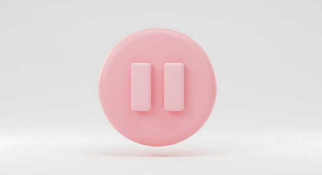 Paused in Blush