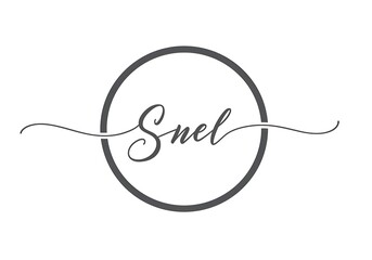 Obraz premium Snel: A Signature of Elegance
