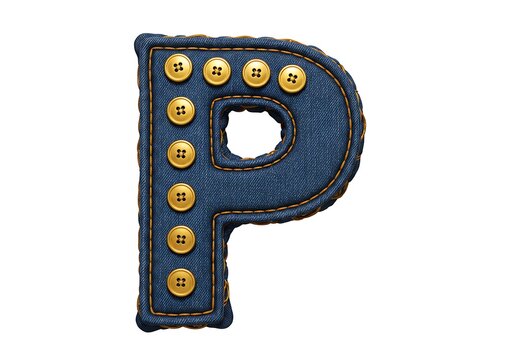 Denim Dreams: Letter P