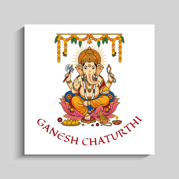 Happy Ganesh Chaturthi Social Media Instagram Post
