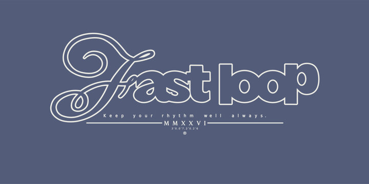 Retro vintage typography college varsity music quote and slogan print for graphic jersey, tee, hat, t-shirt, sweatshirt, or wall art design - Vector