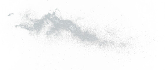 Fototapeta premium A cosmic cloud of bright white dust, scattered with tiny lights, against a dark backdrop