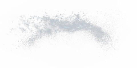 Obraz premium Abstract aerial view of a luminous cloud-like formation against a dark background