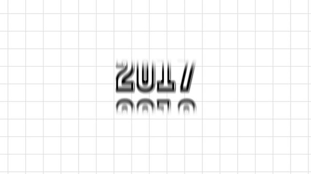 2000 to 2027 New Year Timeline, Dynamic Scrolling Year Counter Animation for Future and Era Progression
