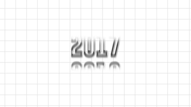 2000 to 2027 New Year Timeline, Dynamic Scrolling Year Counter Animation for Future and Era Progression