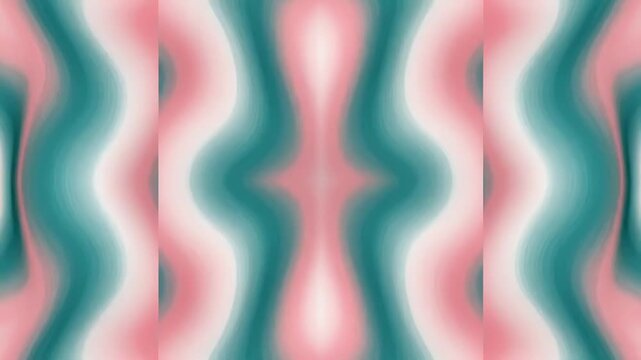 Abstract background featuring soft teal and coral waves in a vertical pattern