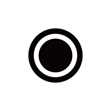 Dark gray concentric circles on black background.