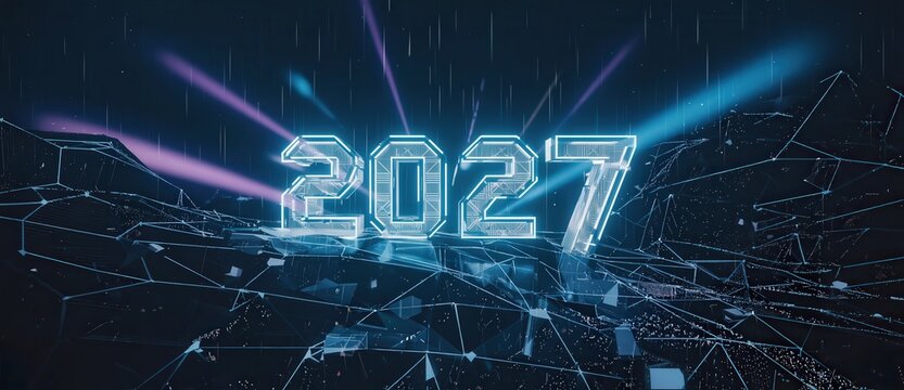 Digital blue 2027 technology celebration