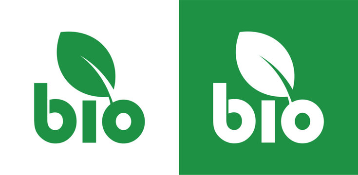 bio icon on white background