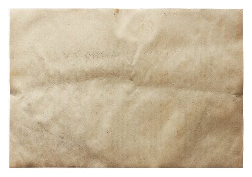 Vintage Crinkled Paper Texture Background Image