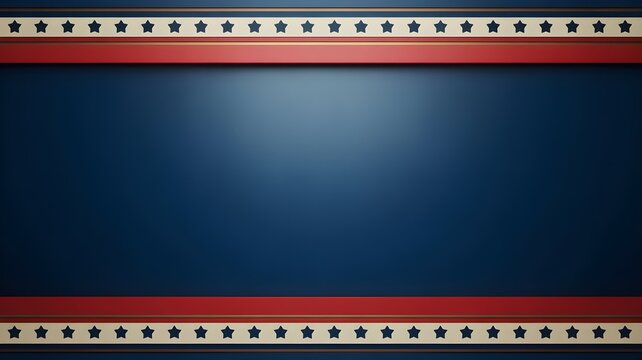 Abstract american flag themed background with stars and stripes for independence day celebration and patriotic graphic design