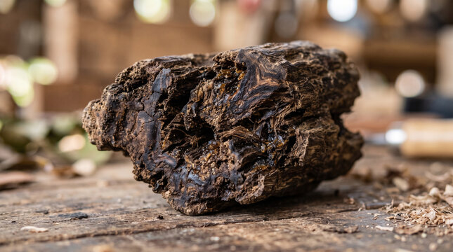 Premium Agarwood Close Up