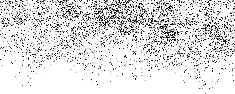High contrast grunge halftone texture in black and white, ideal for abstract backgrounds, posters, vintage prints, and digital overlays.