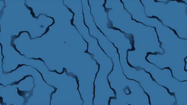 Suitable for technology backgrounds, modern design projects, geographical presentations, illustrating flow dynamics. Minimalistic texture with abstract topography contour map design.