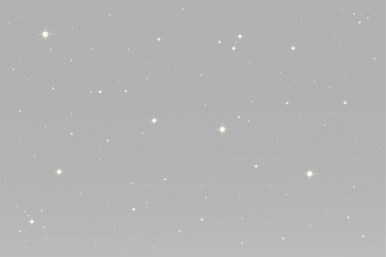 Golden stardust with tiny sparkling particles, glowing stars, scattered glitter, shining dots and delicate light specks