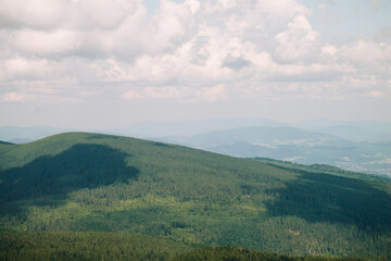 Obraz premium Polish mountain landscape in the morning nature photography