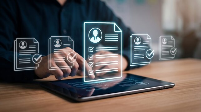 Human Resource Management with Digital Resume Review and Recruitment Process