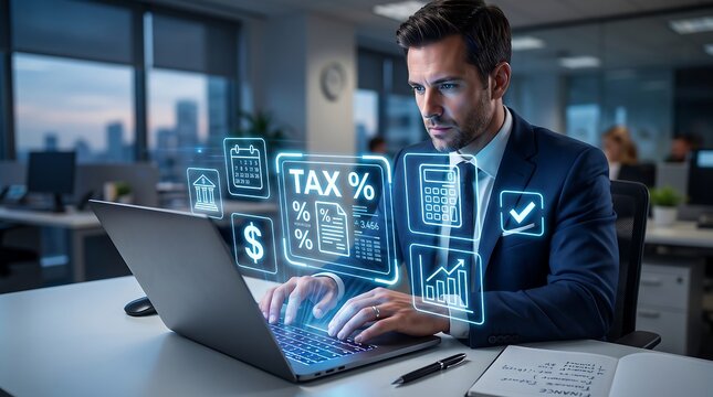 Financial Technology Dashboard for Online Tax, Accounting and Business Analytics