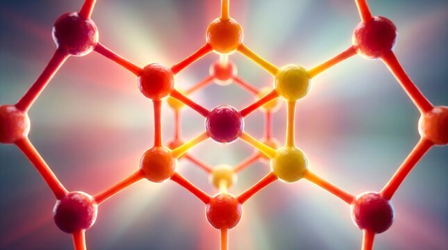 Abstract Atomic Model for Medicine, Genetics and Nanotechnology Innovation