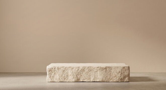 Minimalist Stone Podium