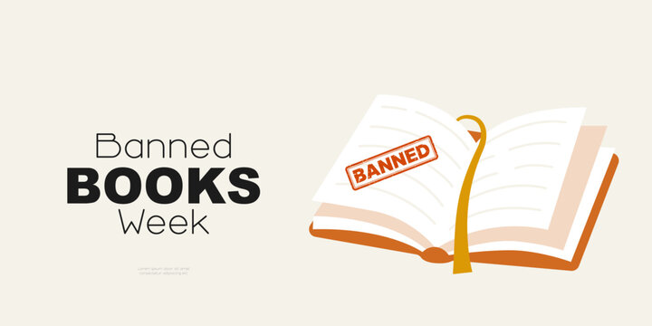 Banned Books Week banner.